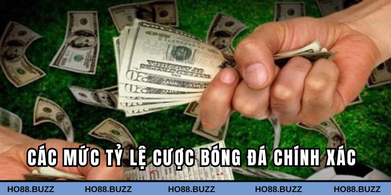 Các mức tỷ lệ kèo cược phổ biến hiện nay